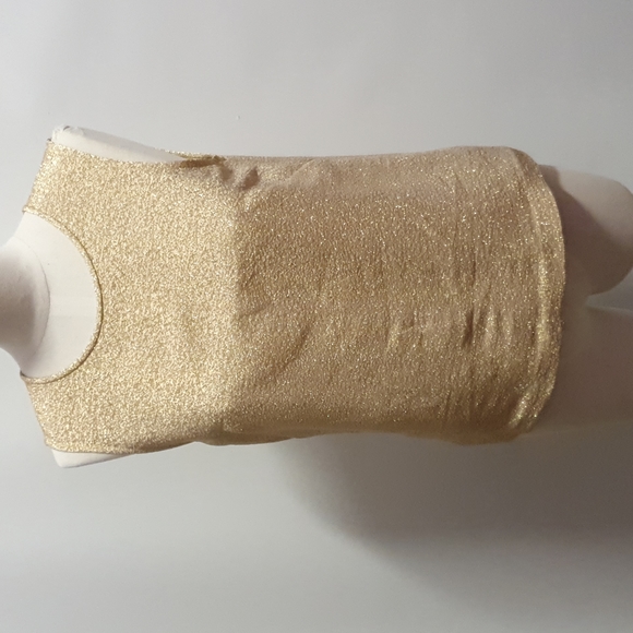 Country Road Gold shimmery Top Size XXS - Picture 7 of 7